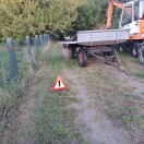 Foto: Sperrung und Verunreinigung 